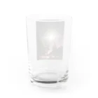 ゆるゆるイラスト🦋のAmerica🇺🇸LA Water Glass :back