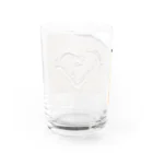 PALMLOVERSのI heart you Water Glass :back