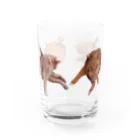 701の尻をなめる猫 Water Glass :back