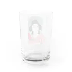 世界の絵画アートグッズの川瀬巴水《中村芝翫 雪姫》  Water Glass :back