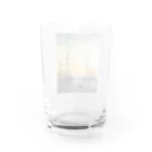 世界の絵画アートグッズのカスパー・ダーヴィト・フリードリヒ《港の眺め》 グラス反対面