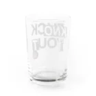 KNOCKOUTJROCKのKNOCK OUT Water Glass :back