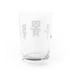 AgataLAの1 human 2 robot Water Glass :back