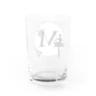 バレエシルエット ballet*pointe_pon*のバレエシルエット◆M-1/モノクロ◆ Water Glass :back