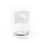 花名画アートグッズのフランス・モルテルマン《バスケットのピンクの薔薇》 Water Glass :back