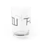 SF210のサンキュー（黒文字） Water Glass :back