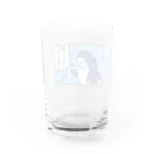 サメ わりとおもいのなぐサメが欲しいか？ Water Glass :back