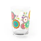 無孔笛の菊花 Water Glass :back