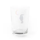 ひのいろ研究室　購買部の月と烏 Water Glass :back