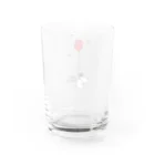 リアムワールドの風船とワンコ Water Glass :back