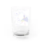 朝ILLUSTRATIONの赤い靴 Water Glass :back