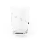 きっかわのあみめあり(くっきり白ナシver) Water Glass :back