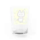 Happy life 358のねこ Water Glass :back