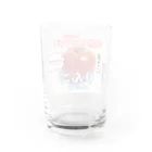 アトリエポケットキャンバスの情報量の多いトマト Water Glass :back