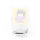 ケイコノマンガSHOPのドット絵ケイコちゃん Water Glass :back