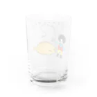 花くまゆうさくのhirameman Water Glass :back