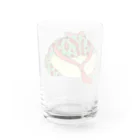 tougakanoe🐸のベルツノガエル　おもちさん Water Glass :back