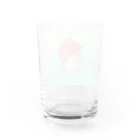 Puu-chのKawaii かわいいめばえちゃん Water Glass :back