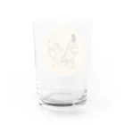 じゃんぐる堂の店の鳥獣戯画風もなか＆焼きのり Water Glass :back