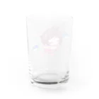 ゆきんこのお店SUZURI支店のペンギンさんと姪っ子 Water Glass :back