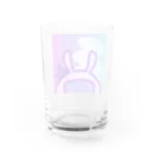 わわのお店のスペースウサギ Water Glass :back