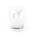 yoicheのフリージア工房のY U グッズ Water Glass :back