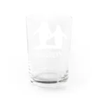 名無しのアデリーペンギンのザ・ピゴセリス（白地） Water Glass :back