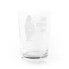Trippin Flower DesignsのThe Blues Dog Water Glass :back