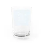 junka書ジャラリーの一日一笑  水色 Water Glass :back