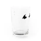 wktkライブ公式グッズショップの「NM」グラス Water Glass :back