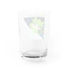 Tetra Styleの宇宙からひょっこりテン Water Glass :back