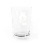 ナポリのSUZURIのバレー部うさちゃん Water Glass :back