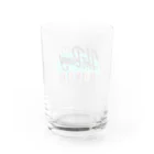 HOT BUNNY のHOT BUNNY ロゴ Water Glass :back