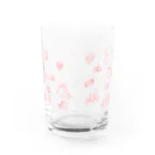 マルティ部屋のシニアなマルティ赤 Water Glass :back