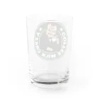 AMAZING LANDのコーヒーミルククレイジー Water Glass :back