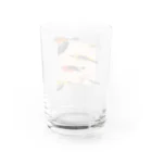 piro piro piccoloのFLYING ATORI  Water Glass :back