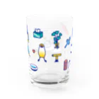 もしもしこちら文鳥のBUNCHO ITEMS Water Glass :back