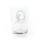 あ　　ほのニン朕 Water Glass :back