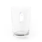 CHIMNEY雑貨店の穴からななしのおばけちゃん Water Glass :back