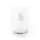 ^‥^ｼｬﾑのそっぽを向く猫 Water Glass :back