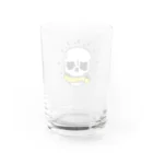 malxileのしずかなスカル Water Glass :back