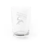 MicaPix/SUZURI店のWoomy（MajoMica Friends） Water Glass :back