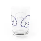 にのにのゆかいなわんこ Water Glass :back