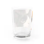 ねこの下僕のぶうちゃん Water Glass :back