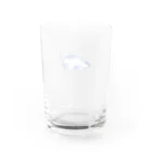 HERの穴を覗くねこ Water Glass :back