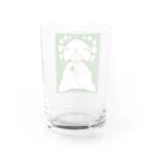 こつめちゃんのおみせの鈴蘭とウサギ Water Glass :back