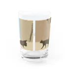 ねこや Ryoko -猫屋 りょうこ-のねこ　心地よいリズム Water Glass :back