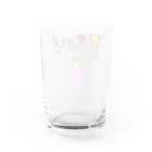 ねこ探知機のポップガール増量版 Water Glass :back