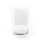Alone catの怒り Water Glass :back