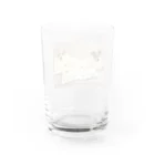 yunoyunojack の座っておすましブラザーズ Water Glass :back